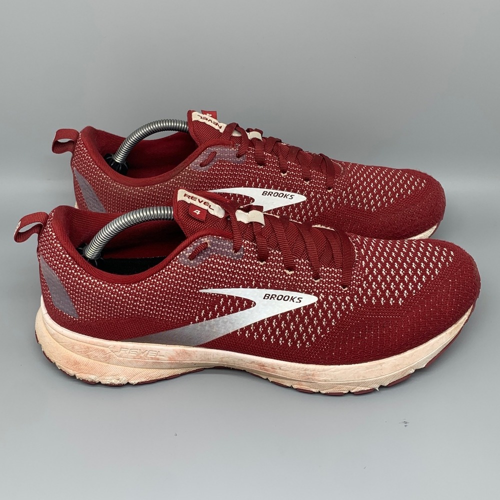 Brooks Revel 4 Burgundy Running Shoes‎ 1103471D697 Men's Sz 11.5